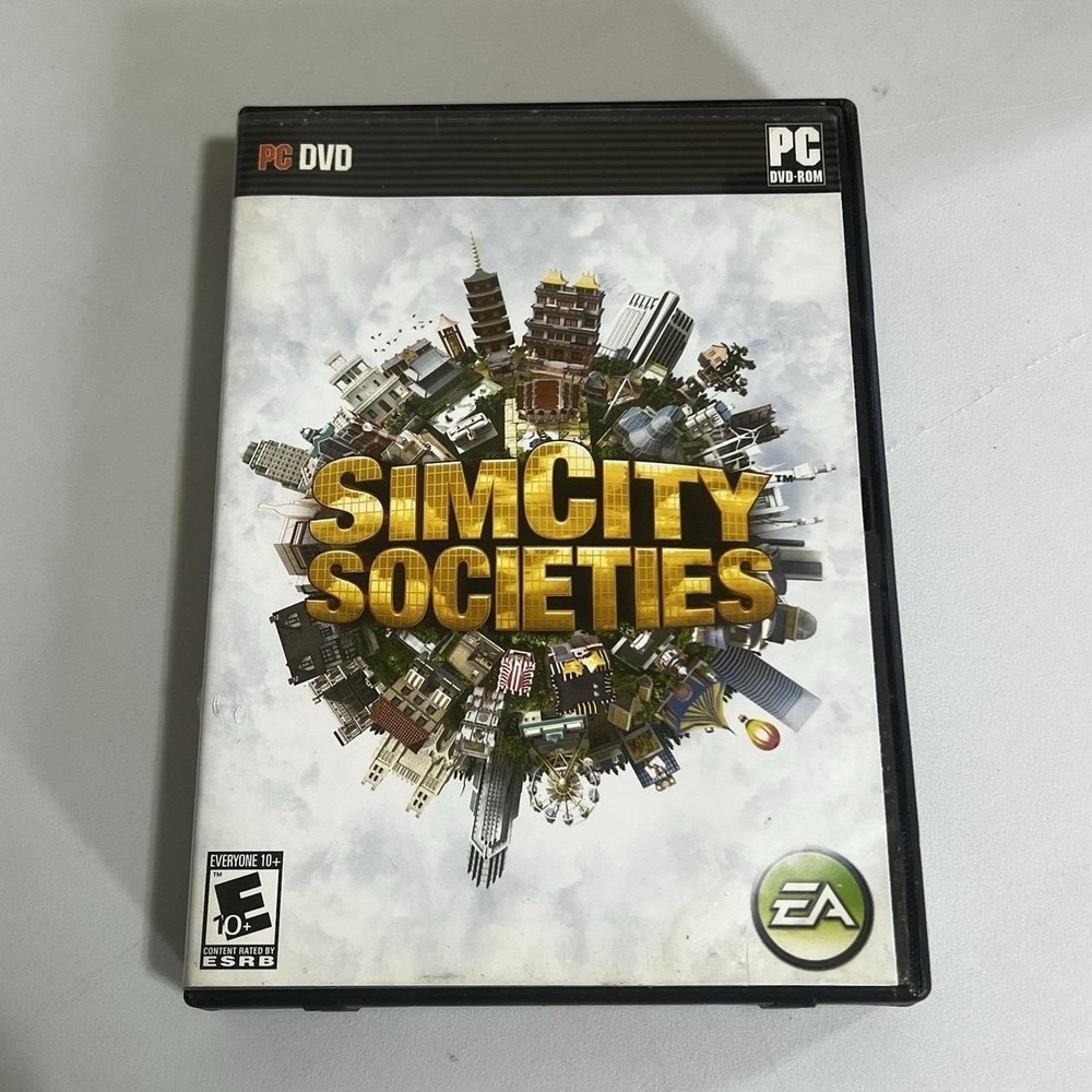 SimCity Societies (2007) - PC - DVD-ROM - pre-owned manual included